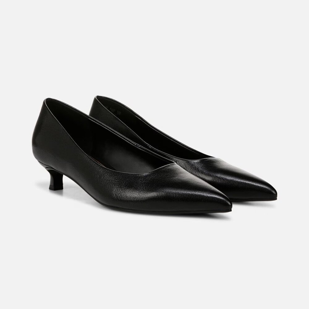 BNIB Naturalizer Womens Natalia Black Kitten Heels Pump Shoes 6 Medium (B,M)  sw